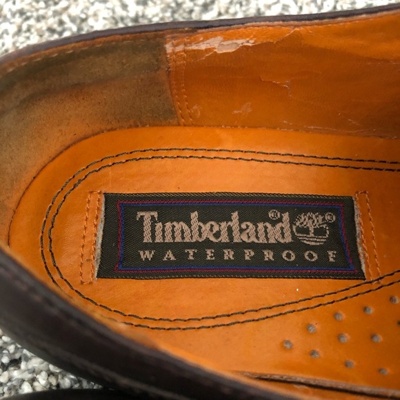 Timberland Men’s Leather Brown dress Loafers - Picture 11 of 13